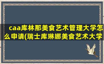 caa库林那美食艺术管理大学怎么申请(瑞士库琳娜美食艺术大学)