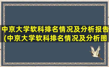 中京大学软科排名情况及分析报告(中京大学软科排名情况及分析图片)