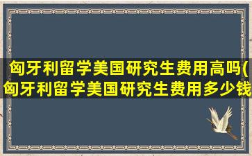 匈牙利留学美国研究生费用高吗(匈牙利留学美国研究生费用多少钱)