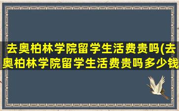 去奥柏林学院留学生活费贵吗(去奥柏林学院留学生活费贵吗多少钱)