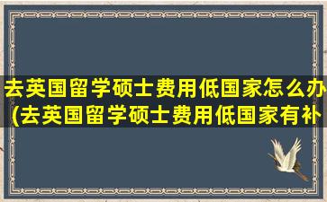 去英国留学硕士费用低国家怎么办(去英国留学硕士费用低国家有补贴吗)