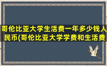 哥伦比亚大学生活费一年多少钱人民币(哥伦比亚大学学费和生活费要多少-)