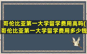 哥伦比亚第一大学留学费用高吗(哥伦比亚第一大学留学费用多少钱)