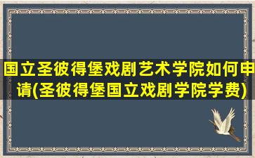 国立圣彼得堡戏剧艺术学院如何申请(圣彼得堡国立戏剧学院学费)