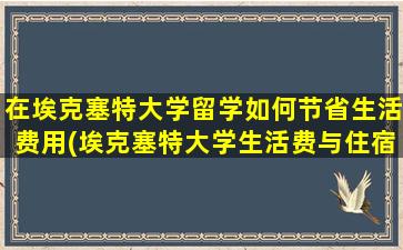 在埃克塞特大学留学如何节省生活费用(埃克塞特大学生活费与住宿一年多少)