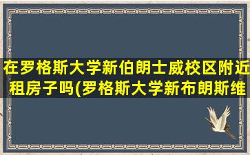 在罗格斯大学新伯朗士威校区附近租房子吗(罗格斯大学新布朗斯维克分校)