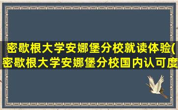 密歇根大学安娜堡分校就读体验(密歇根大学安娜堡分校国内认可度高吗-)