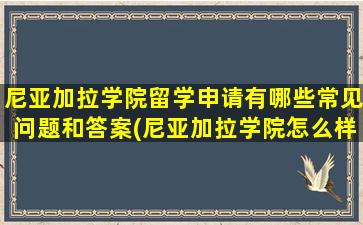 尼亚加拉学院留学申请有哪些常见问题和答案(尼亚加拉学院怎么样)