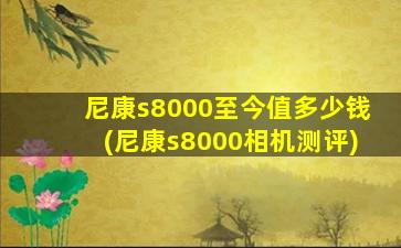 尼康s8000至今值多少钱(尼康s8000相机测评)