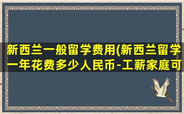 新西兰一般留学费用(新西兰留学一年花费多少人民币-工薪家庭可以承受吗-)