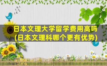 日本文理大学留学费用高吗(日本文理科哪个更有优势)