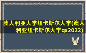 澳大利亚大学纽卡斯尔大学(澳大利亚纽卡斯尔大学qs2022)