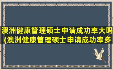 澳洲健康管理硕士申请成功率大吗(澳洲健康管理硕士申请成功率多少)