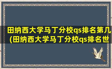 田纳西大学马丁分校qs排名第几(田纳西大学马丁分校qs排名世界第几)