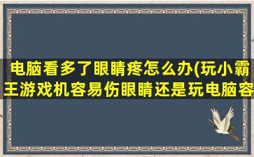 电脑看多了眼睛疼怎么办(玩小霸王游戏机容易伤眼睛还是玩电脑容易伤眼睛（纯平显示器）)