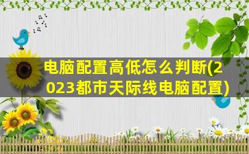 电脑配置高低怎么判断(2023都市天际线电脑配置)