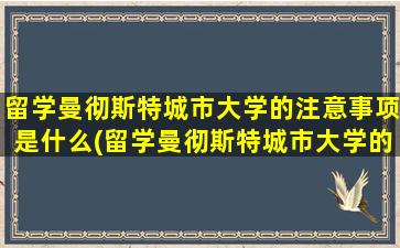 留学曼彻斯特城市大学的注意事项是什么(留学曼彻斯特城市大学的注意事项)