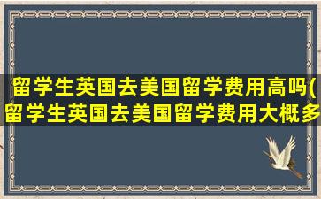 留学生英国去美国留学费用高吗(留学生英国去美国留学费用大概多少)