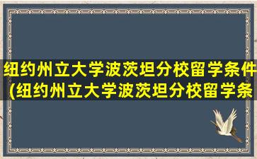 纽约州立大学波茨坦分校留学条件(纽约州立大学波茨坦分校留学条件是什么)