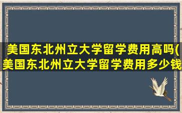 美国东北州立大学留学费用高吗(美国东北州立大学留学费用多少钱)