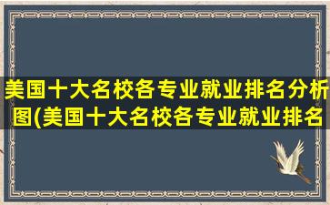 美国十大名校各专业就业排名分析图(美国十大名校各专业就业排名分析)