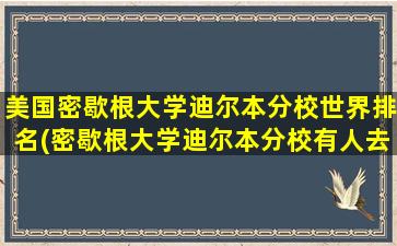 美国密歇根大学迪尔本分校世界排名(密歇根大学迪尔本分校有人去吗-)