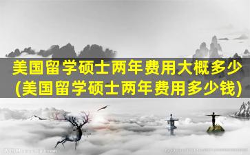 美国留学硕士两年费用大概多少(美国留学硕士两年费用多少钱)