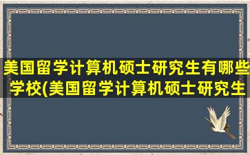 美国留学计算机硕士研究生有哪些学校(美国留学计算机硕士研究生有哪些大学)