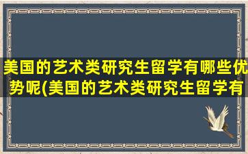 美国的艺术类研究生留学有哪些优势呢(美国的艺术类研究生留学有哪些优势专业)