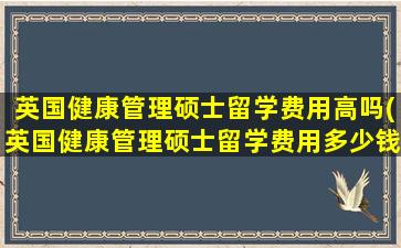 英国健康管理硕士留学费用高吗(英国健康管理硕士留学费用多少钱)