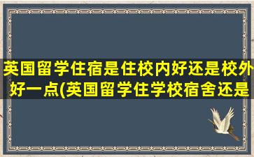 英国留学住宿是住校内好还是校外好一点(英国留学住学校宿舍还是学生公寓)