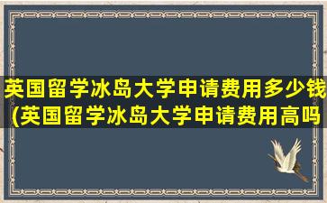 英国留学冰岛大学申请费用多少钱(英国留学冰岛大学申请费用高吗)