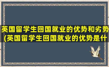 英国留学生回国就业的优势和劣势(英国留学生回国就业的优势是什么)