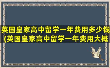 英国皇家高中留学一年费用多少钱(英国皇家高中留学一年费用大概多少)