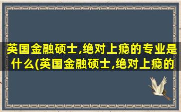 英国金融硕士,绝对上瘾的专业是什么(英国金融硕士,绝对上瘾的专业)