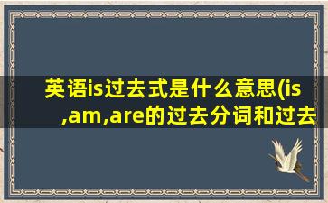 英语is过去式是什么意思(is,am,are的过去分词和过去式分别是什么)