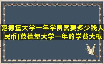 范德堡大学一年学费需要多少钱人民币(范德堡大学一年的学费大概多少)