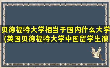 贝德福特大学相当于国内什么大学(英国贝德福特大学中国留学生很多)