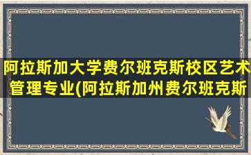 阿拉斯加大学费尔班克斯校区艺术管理专业(阿拉斯加州费尔班克斯)