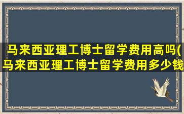 马来西亚理工博士留学费用高吗(马来西亚理工博士留学费用多少钱)