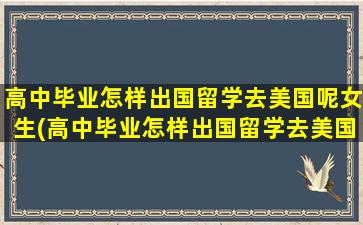 高中毕业怎样出国留学去美国呢女生(高中毕业怎样出国留学去美国呢)