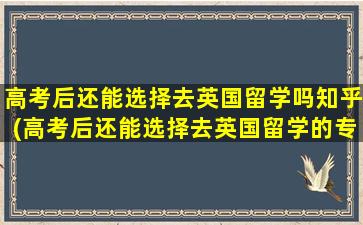 高考后还能选择去英国留学吗知乎(高考后还能选择去英国留学的专业吗)